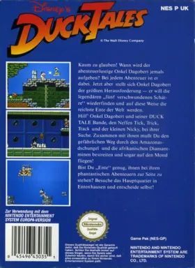 DuckTales (World) (The Disney Afternoon Collection) (Aftermarket) (Unl) box cover back